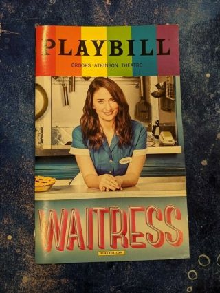 Waitress Playbill - Sara Bareilles Cover 2017 - Pride Month (june) - Full Color