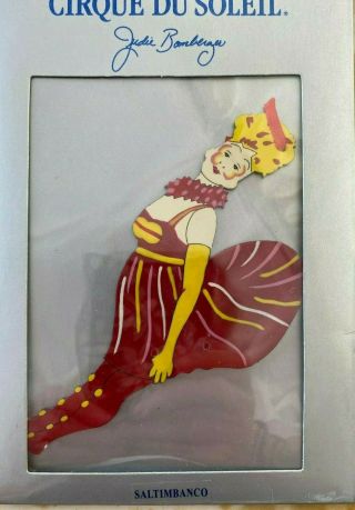 Judie Bomberger Cirque Du Soleil Saltimbanco Metal Ornament Hand Painted 5 "