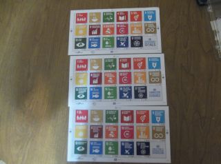 United Nations 2016 Sustainable Developement Goals All 3 Issues