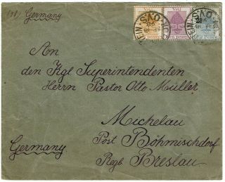 Orange State 1898 Koffiefontein Cancel On Cover To Germany