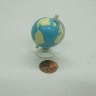 Dollhouse Miniature Spinning World Globe Map For Doll House Barbie Loving Family