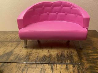 Barbie Sofa Couch Dollhouse Pink