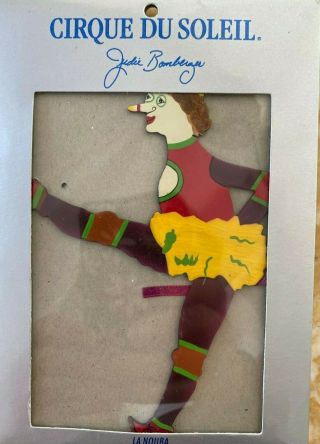 Judie Bomberger Cirque Du Soleil La Nouba Metal Ornament Hand Painted