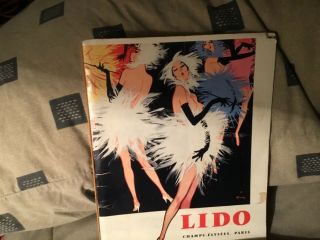 Vintage Lido Cabaret Booklet Brochure Champs Elysees Paris Show Program 1959