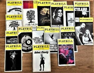 Broadway Theater Playbills,  1970s To 2019,  W