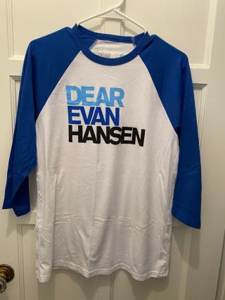 Dear Evan Hansen Broadway Musical Baseball Tee Shirt Size Large