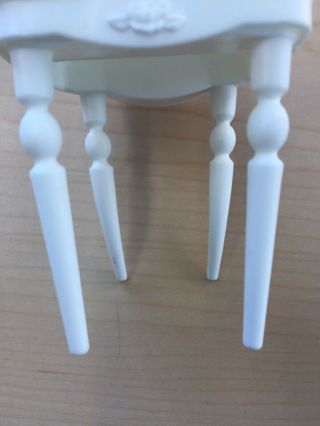 BARBIE DREAM HOUSE KITCHEN WHITE DINING CHAIR DREAMHOUSE REPLACEMENT PART 3