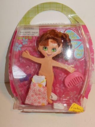 Schylling Flatsy Doll In Package With Dress And Shoes 2008