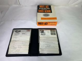 White Ace Historical Stamp Album Flip Book W Stamped Envelops 25x2 50 Total
