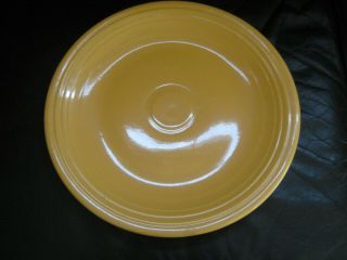 Fiesta Ware Vintage Antique Large Old Yellow 14 1/4 " Round Platter 1930 - 40