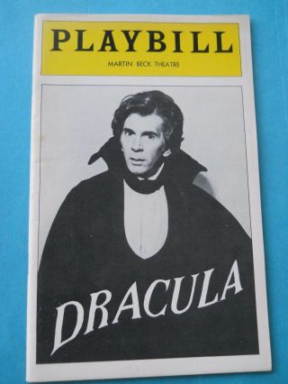 September 1978 - Martin Beck Theatre Playbill - Dracula - Frank Langella