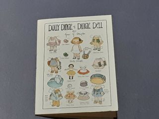 Mini Dolly Dingle Book Of Paper Dolls By Grace Drayton 18 " Doll Size 4g5