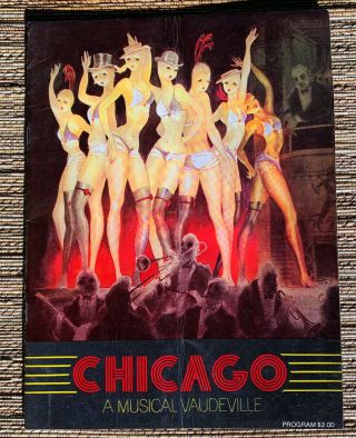 1975 Chicago Theater Souvenir Program Gwen Verdon Version