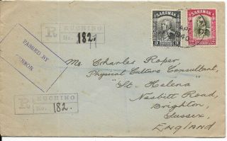 Sarawak Cover With 2 Stamps And " Passed By Censor " 1940