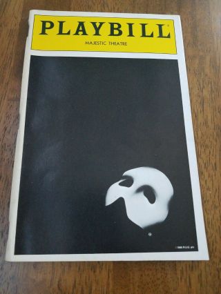 Michael Crawford " Phantom Of The Opera " Playbill Steve Barton