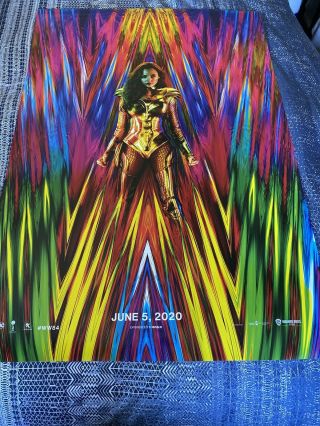 Wonder Woman 1984 Theatrical Poster 27x40 D/s Near Release Poster