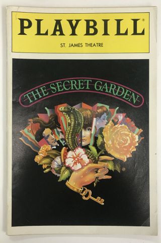 " The Secret Garden " Playbill Daisy Eagan,  Rebecca Luker,  Mandy Patinkin