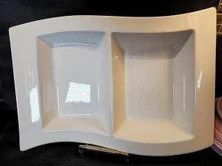 Villeroy & Boch Dinnerware Fine China Wave 2 Divided Tray - Made In Germany