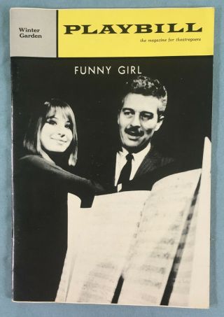 Playbill Funny Girl May 1965 Volume 2 Number 5 Barbra Streisand As Fanny Brice