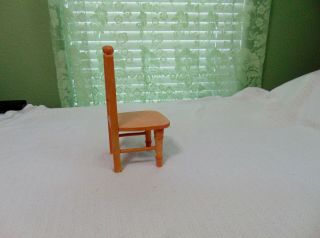 LITTLE WOOD PAINTED CHAIR FOR 10 TO 12 INCH DOLL PRICED AT JUST $6.  00 LOOK 2