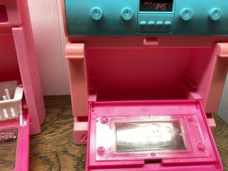 Barbie Doll Kitchen Set Sink Dishwasher Microwave 3