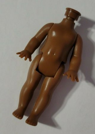 Barbie Doll Nude Body Only Replacement Or Ooak Dentist Kelly African American Aa