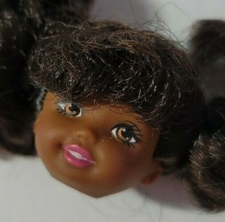 Barbie Doll Head Only For Replacement Or Ooak Dentist Kelly African American Aa