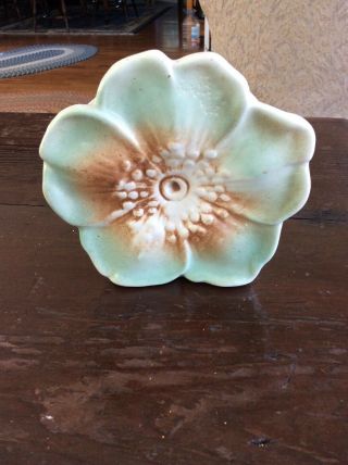 Vintage Mccoy Rustic Flower Wall Pocket