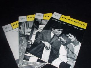 Four Playbills From 1962