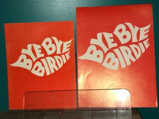 Vtg " Bye Bye Birdie " Comedy By Michael Stewart Theater Program Brochure W/insert