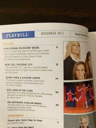 Lysistrata Jones Broadway Playbill - Patti Murin - November 2011 2