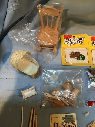 Vintage Dollhouse Accessories.  PRICE LOWERED 2