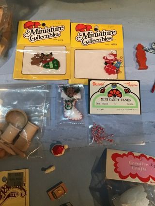 Vintage Dollhouse Accessories.  PRICE LOWERED 3