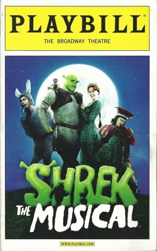 Shrek,  The Musical Playbill,  Brian D 