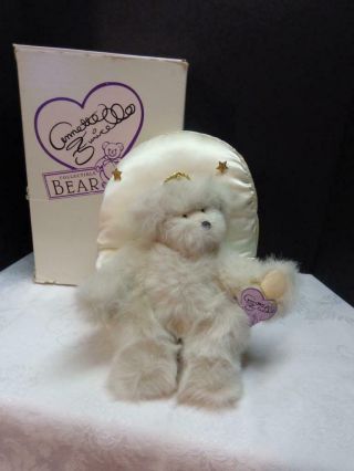 Annette Funicello Collectible Bear Co.  " Angel " Mohair Bear W/pillow Wow