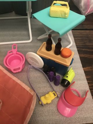 Barbie Sized Camping Set Broken Table 2