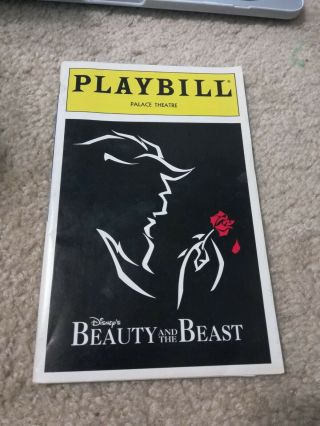 Beauty And The Beast Broadway Playbill Program July 1994 Obc Disney Musical Batb