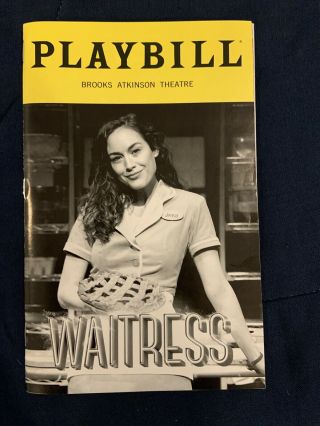 Waitress Broadway Playbill With Alison Luff,  Colleen Ballinger,  And Todrick Hall