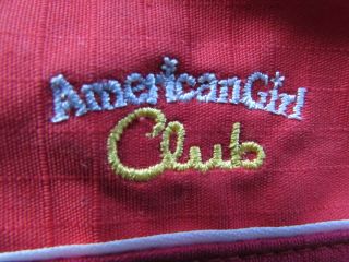 Retired American Girl Club Canvas Drawstring Bag - Doll Size 2
