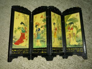 Dollhouse Miniature Japanese Chinese Asian Plastic Room Divider Panel