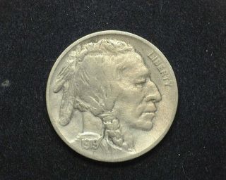 Hs&c: 1919 D Buffalo Nickel Vf - Us Coin