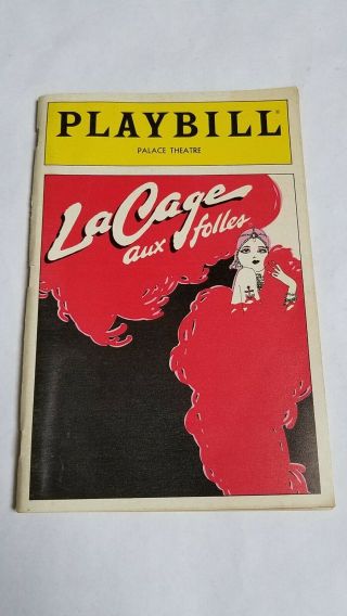 Vintage Broadway Playbill 79 - La Cage Aux Folles George Hearn Gene Barry