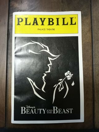Beauty And The Beast Broadway Playbill 1995