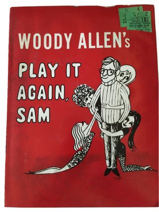 Woody Allen Play It Again,  Sam Program Tony Roberts Diane Keaton
