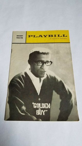 Vintage Broadway Playbill 48 Golden Boy Sammy Davis Jr Billy Daniels Peter Coe