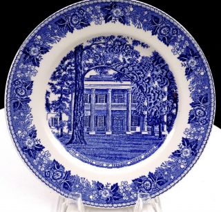 Old English Staffordshireware Jonroth Blue Andrew Jackson Home 6 3/4 " Plate