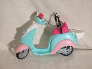 Barbie Scooter Moped Vespa (x5448) Aqua & Pink Mattel 2011