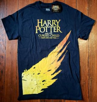 Official Harry Potter And The Cursed Child London Play Promo Shirt Jk Rowling