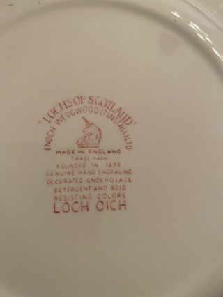 Set of 2 Lochs Of Scotland Royal Warwick 10” Dinner Plates 2