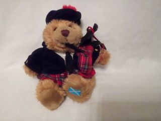Scottish Piper Teddy Bear Plush Keep Bagpiper Player
